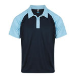  AP1318-Manly-Mens-Polos-NavySkyblue