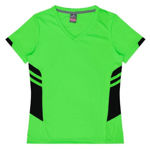 AP2211-Tasman-Lady-Tees-NeonGreenBlack
