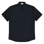 AP1910S-Kingswood-Mens-Shirt-Short-Sleeve-Black